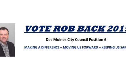 SPONSORED: Vote Rob Back for Des Moines City Council Position 6