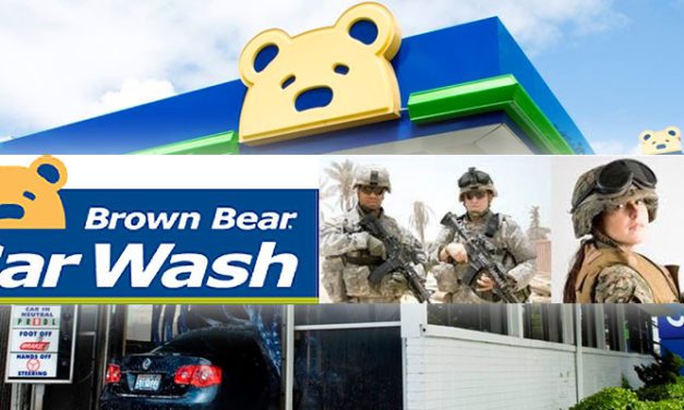 FREE Car Washes offered to Vets at Brown Bear on Veteran’s Day