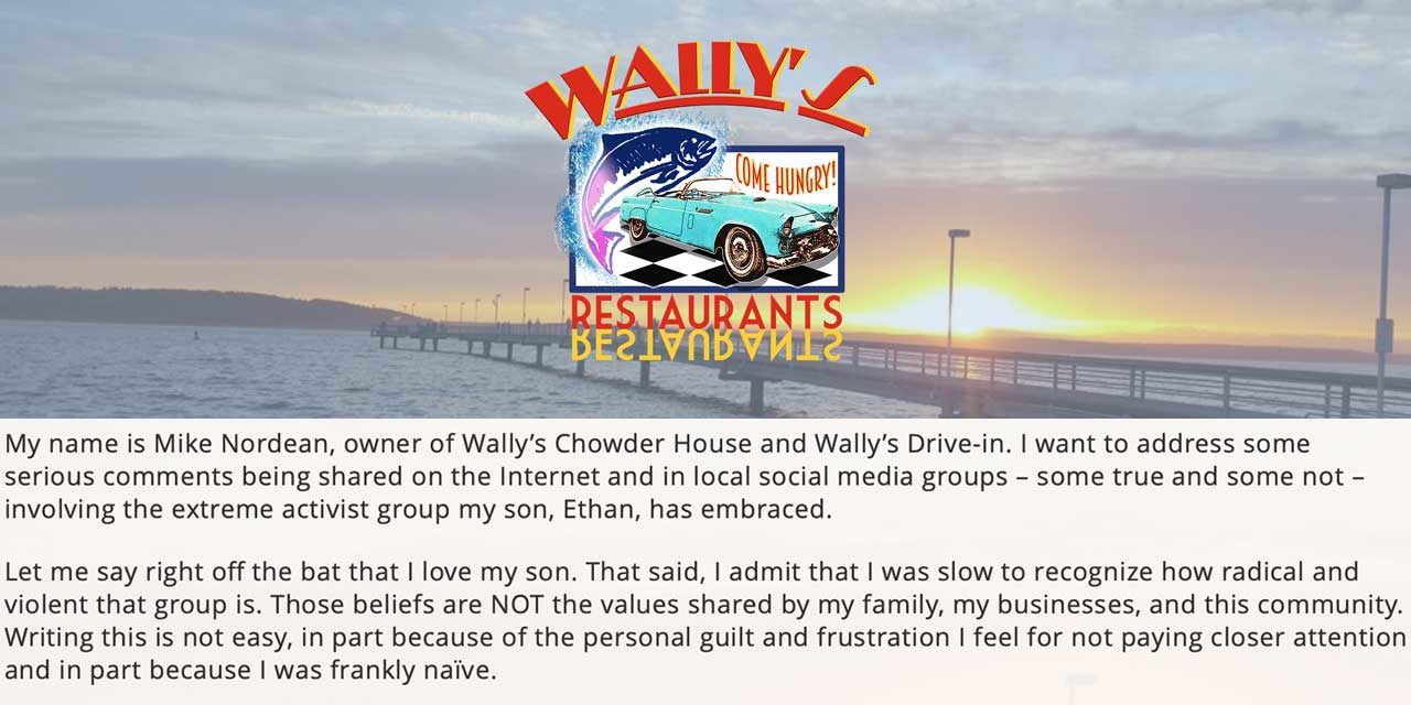 Owner of Wally’s says ‘not easy’ to disavow son’s involvement with ‘Proud Boys’ extremist group