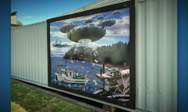‘Maury Island Incident’ outdoor mural finds new home in Des Moines