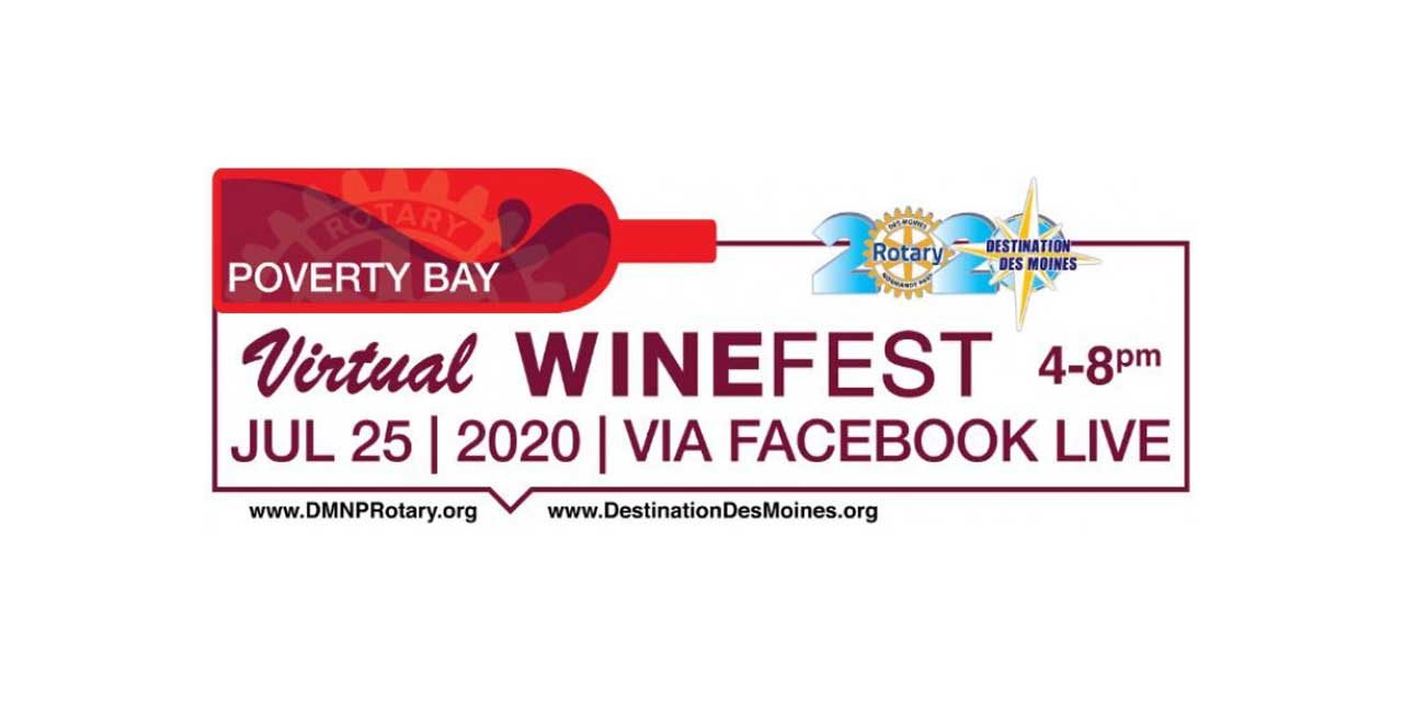 REMINDER: The Poverty Bay Virtual Wine Festival is this Saturday, July 25