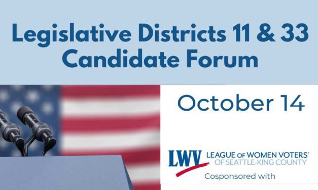REMINDER: Online Candidates Forum for 11th & 33rd Districts is TODAY