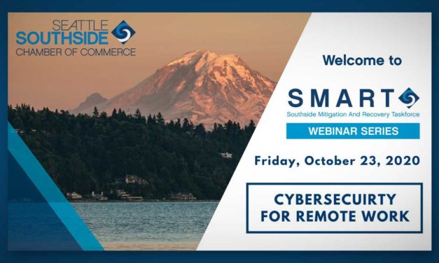 Seattle Southside Chamber’s SMART Webinar on Cybersecurity will be Friday, Oct. 23