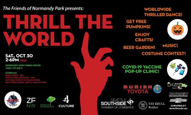 ‘Thrill the World’ Zombie dance event will be Sat., Oct. 30 at Normandy Park Towne Center