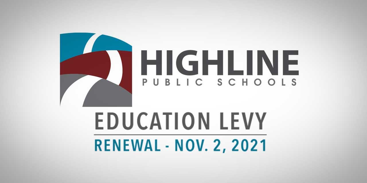 Learn about Highline Education Levy Renewal at online Town Hall Tues., Oct. 5