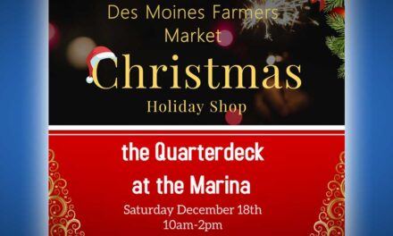 Shop local at Des Moines Farmers Market Holiday Market on Saturday, Dec. 18