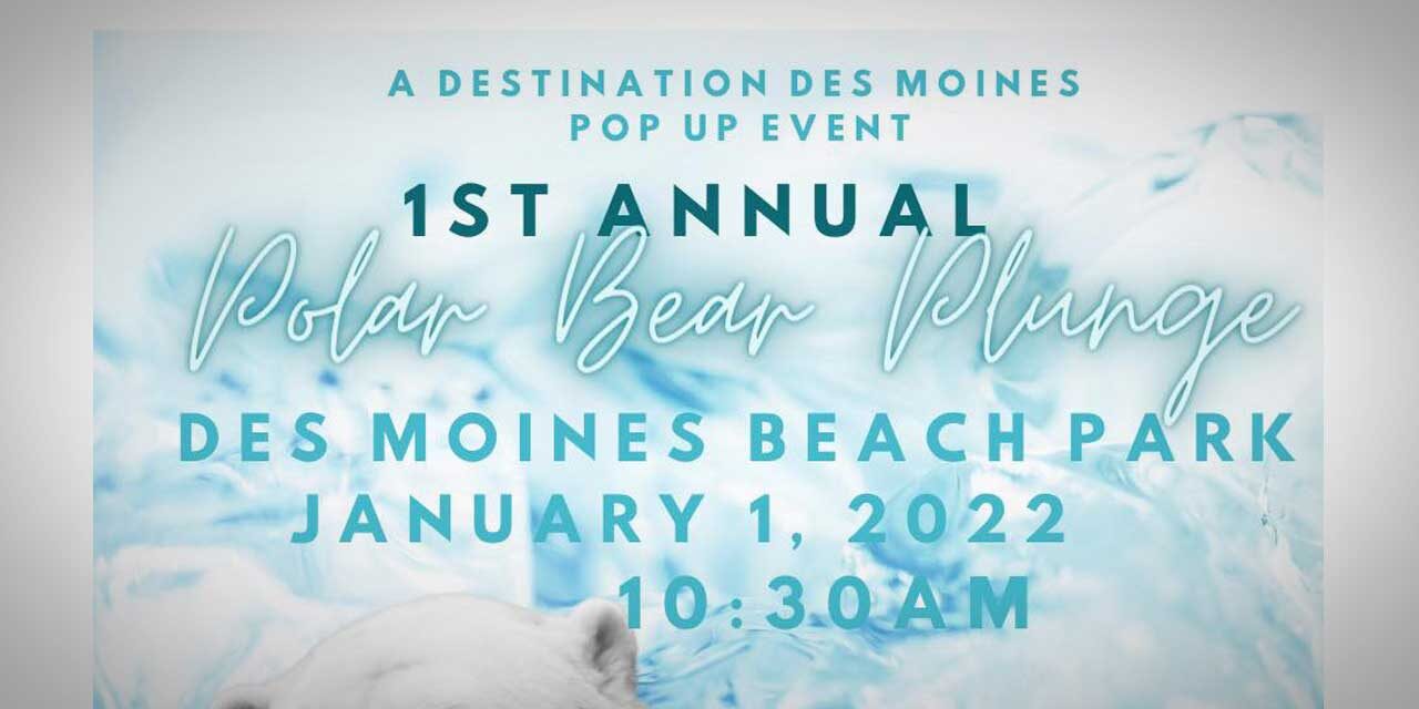 First-ever Des Moines Polar Bear Plunge will be this Saturday, Jan. 1