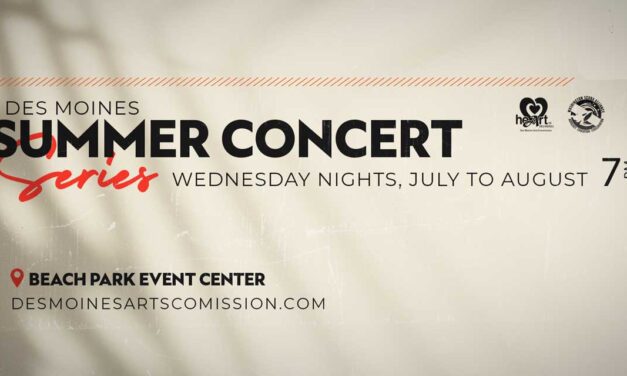 Des Moines’ Summer Concert Series will be Wednesday nights from July 6–Aug. 24