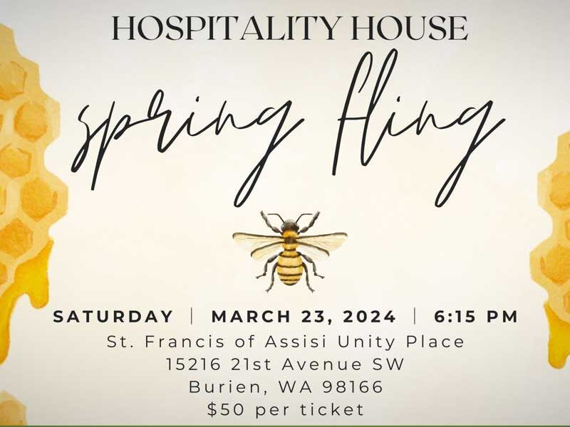 SAVE THE DATE: Hospitality House’s annual ‘Spring Fling’ fundraiser will be Saturday, Mar. 23