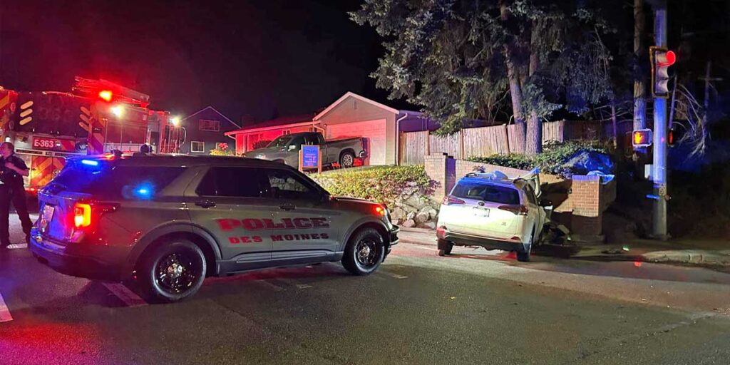 Des Moines Police Officer spots stolen vehicle, pursuit ends in Federal ...