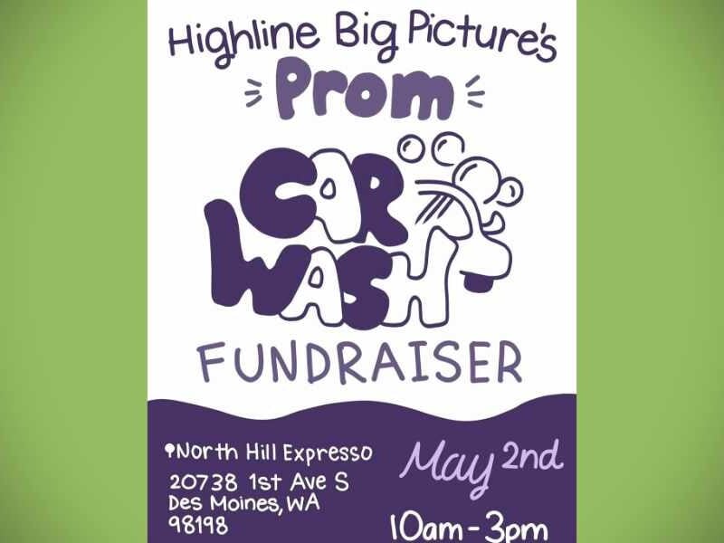 Highline Big Picture to hold Prom Car Wash fundraiser in Des Moines this Saturday, May 2