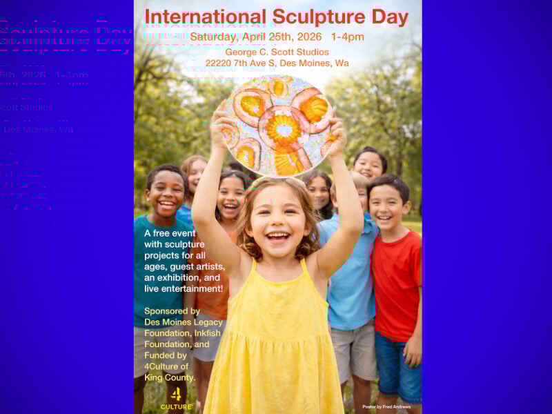 REMINDER: International Sculpture Day returns to Des Moines Saturday, April 25 with art, music and hands-on projects