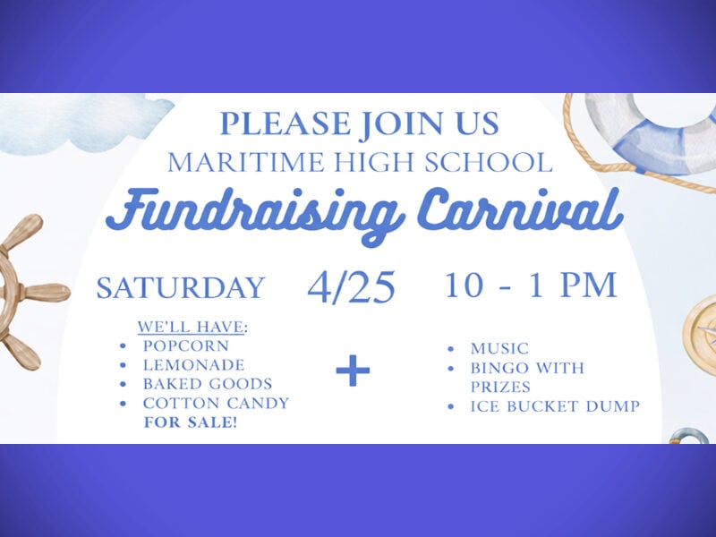 Maritime High School holding fundraising carnival this Saturday, April 25 in Des Moines