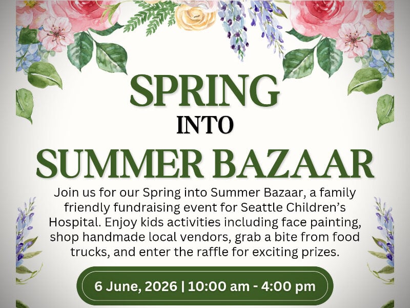 Des Moines Guild to host ‘Spring Into Summer’ Bazaar benefiting Seattle Children’s on Saturday, June 6
