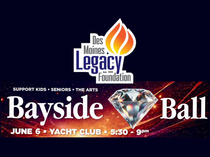 Des Moines Legacy Foundation’s Bayside Diamond Ball fundraiser will feature Neil Diamond tribute, live DJ, champagne &more on Saturday, June 6