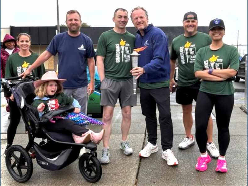 Des Moines Police join regional Torch Run to support Special Olympics Washington