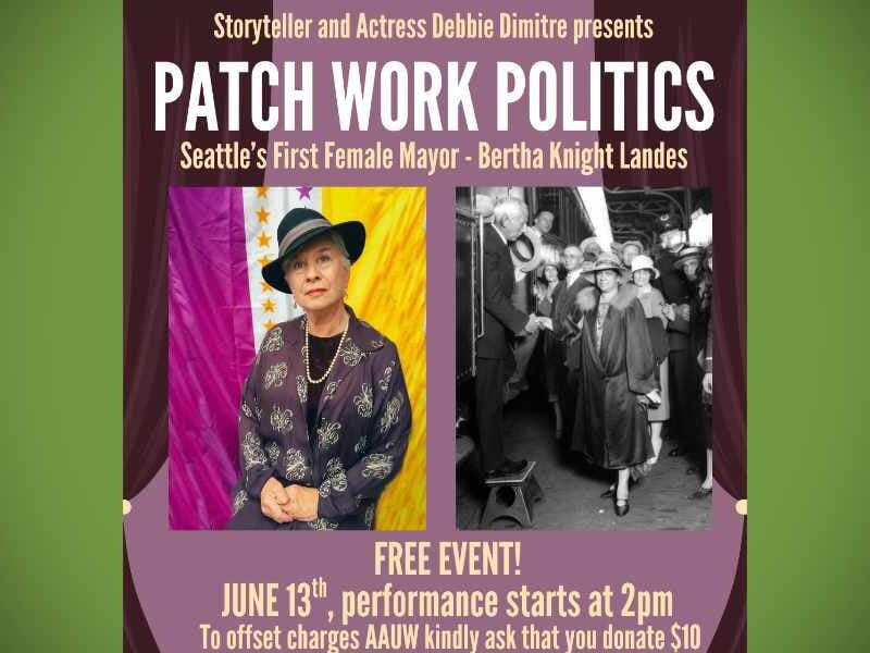 Highline Heritage Museum to host presentation on Seattle’s first woman mayor on Saturday, June 13