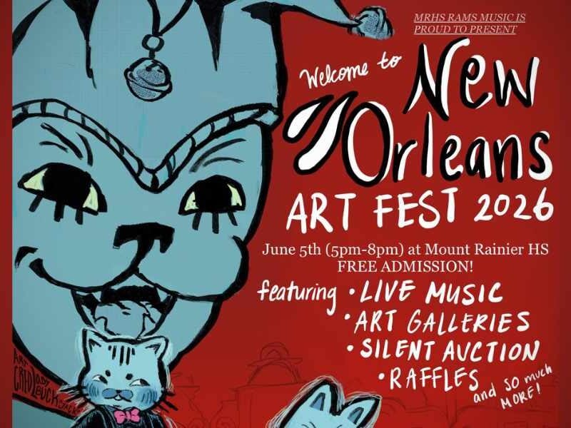 Mount Rainier High School hosting free New Orleans-themed Art Fest this Friday, June 5