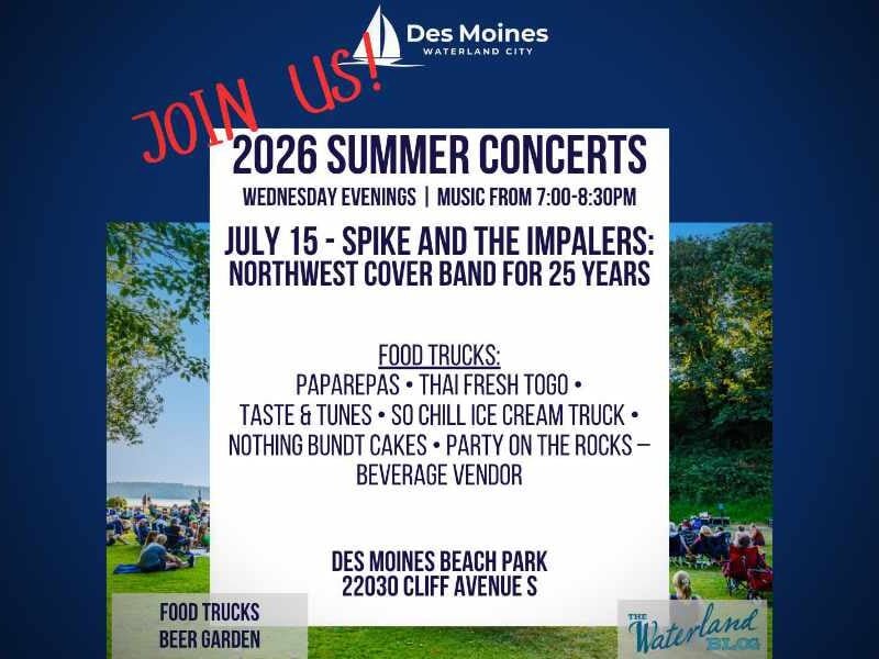 REMINDER: Des Moines’ FREE 2026 Summer Concert Series kicks off this Wednesday night, July 15 with Spike and the Impalers