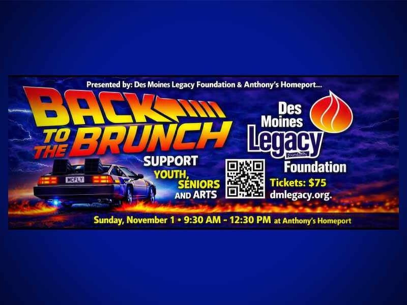 Des Moines Legacy Foundation brings ‘Back to the Brunch’ fundraiser to Anthony’s on Sunday, Nov. 1