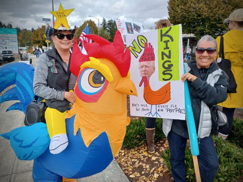 PHOTOS: Voices from the ‘No Kings IV’ rally held in Des Moines on Saturday, Oct. 17